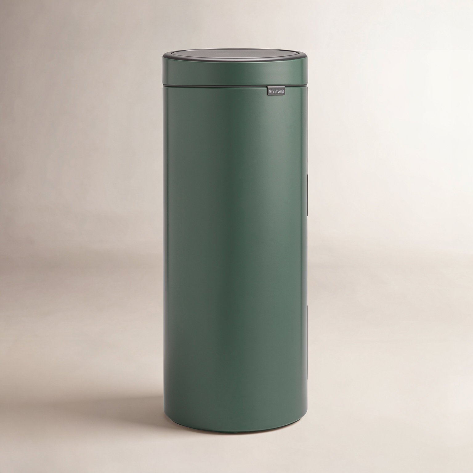 Brabantia 8gal Touch Top Trash Can, Pine Green