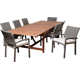 Alyisa Rectangular 8 - Person Outdoor Dining Set with Cushions