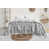 Motif floraux gris