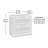 Lateral File, White finish