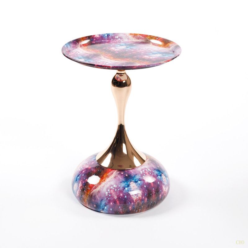 Table d'appoint ronde avec table de bout Mermaid