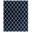 Tapis blanc / bleu marine Audwen-1925593536