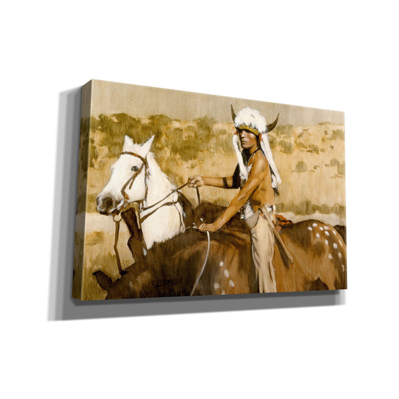 Sur toile, H 12 po x l 18 po x P 0,75 po