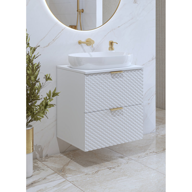 Adorno 60mm Bathroom Vanity with Basin, White