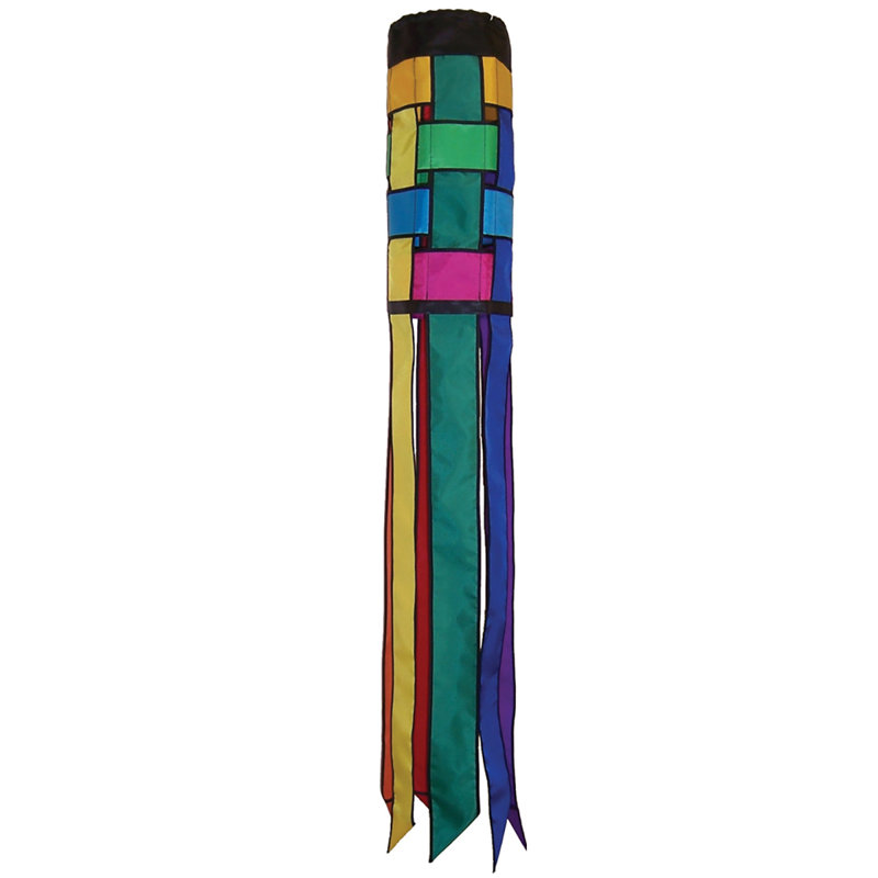 Rainbow Weave 40" Windsock