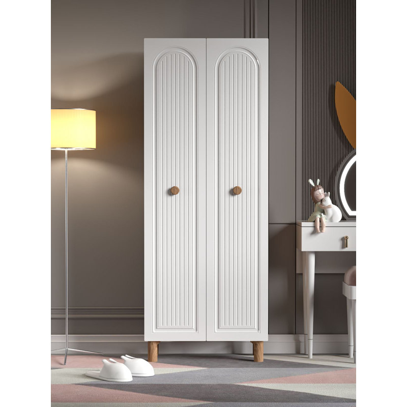 Armoire polyvalente moderne, pin atlantique et blanc, 27,6 po x 72,8 po x 13,8 po | Panneau de particules 100% mélaminé, épaisseur: 0,7 pouce | Fixation murale, plusieurs tablettes, idéales pour un rangement et une organisation élégants