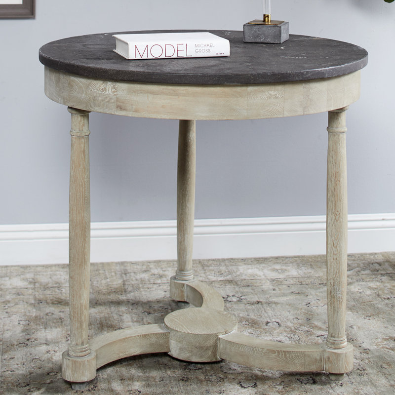 Leah Oak Round Solid Wood Dining Table