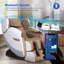 Fauteuil de massage chauffant en similicuir