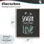 Cadre flottant noir Season with Love, par Lettred and Lined-1539270060-1539270035