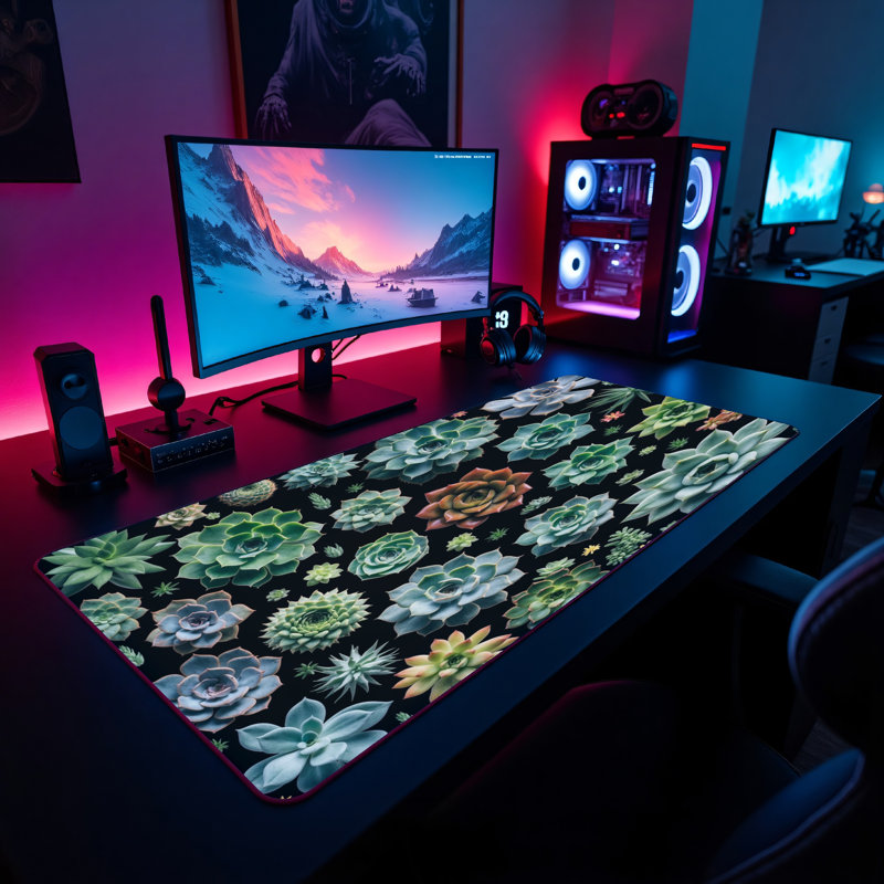 Polyester Desk Pad, 23.6x13.8