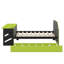 Lit de jour en bois double - Lit gigogne simple, bureau et ports de chargement USB inclus-80921752