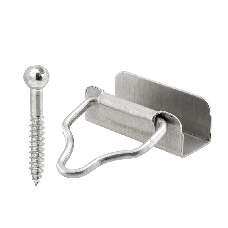 7/16 in. Window Screen Bottom Latches, Grey