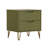 Rockefeller 20" Mid-Century Modern 2-Drawer Nightstand-958294313