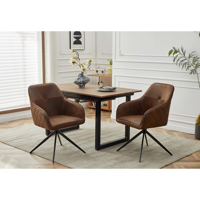 Barwyn Upholstered Swivel Armchair