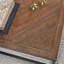Table basse carrée 30 po Chantel Amande