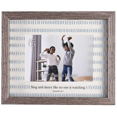 Brown Picture Frame with Mat