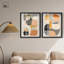Ensemble de 2 reproductions d'art murales abstraites Soft Art-971126298-971126299