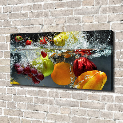 Fruits And Vegetables - Wrapped Canvas Print