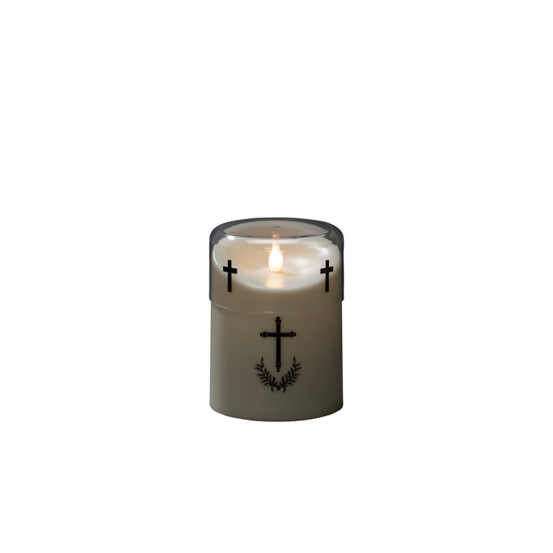 Unscented Flameless Pillar Candle