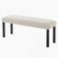 Banc de salle à manger en lin capitonné Modern-1910008938