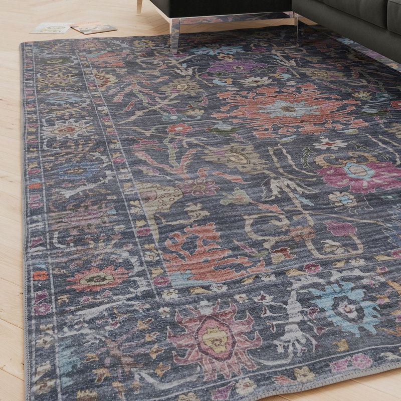 Vintage Look Area Rug, Rectangle 200 x 290 cm