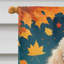 Drapeau caniche d'automne