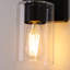 Luminaires de salle de bain: lampe de salle de bain 1 lumière au-dessus du miroir avec abat-jour en verre transparent, lampe murale pour miroir (ensemble de 2)-625890555-636084087