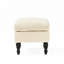 Crème avec plateau-coussin captivant - 17,64 po