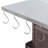 40.5" Outdoor Grill Cart With Stainless Steel Top, Solid Wood Outdoor Storage Cabinet With Drop Leaf, One Drawer, Towel Rack, Rolling Kitchen Cart With Lockable Wheels For Lawn Garden, Brown-984497900