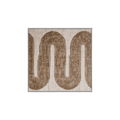 Tapis gris soyeux et moelleux