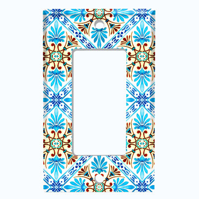 Plaque murale berçante Elegant Tile 1-Gang