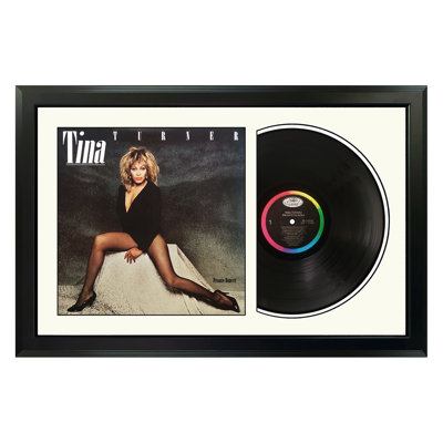 Tina Turner Disque privé encadré "White Dancer"
