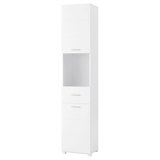 71" Tall Storage Cabinet, Thin Corner Floor with Door, Freestanding Bathroom Cabinet 6 Tier