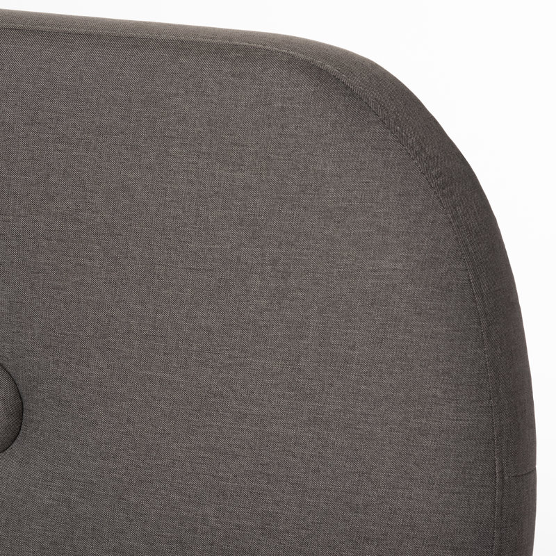 Weitzel Upholstered Platform Bed, Gray, Queen