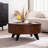 Round Coffee Table With Hidden Storage Removable Top (Only Including Table)