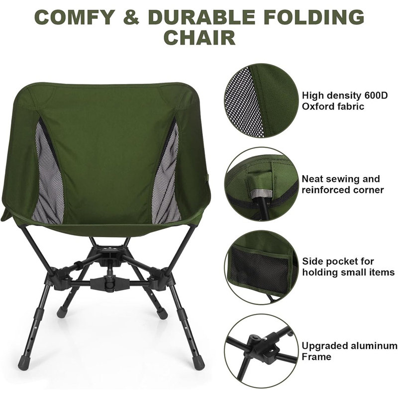 Chaise portative de camping avec sac à dos: Ultra ...