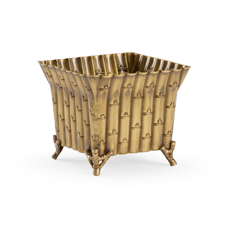 Cachepot en bambou carré