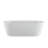 CELESTE 70"x32" Freestanding PURE AIR® Chromatherapy Bath Center Drain White with Chrome & White Toe Tap Drains-113257757