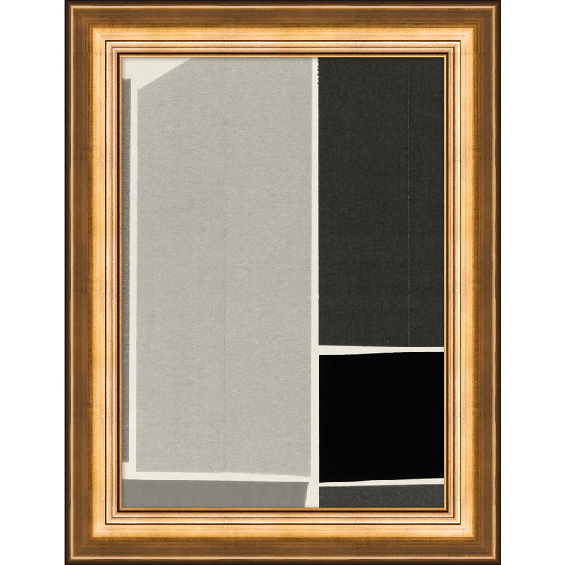 Graphite Blocks 6 par Thom Filicia - Cadre pour photo unique "Bold Art"