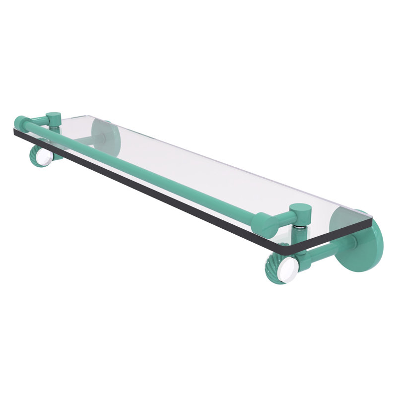 Tablette flottante Clearview, H 3,75 po x l 22 po x P 5,65 po, Vert écume de mer