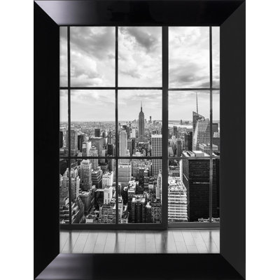 New York From The Window by NONE - Single Picture Frame Print