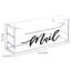 Hube Acrylic Mail Desk Organiser