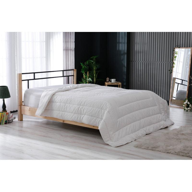 Édredon en satin de coton et laine, Édredon grand