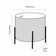Staudt Wood and Metal Storage Side Table