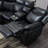 Black leather seats