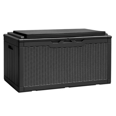 100 Gallon Waterproof Outdoor Deck Box with Cushion