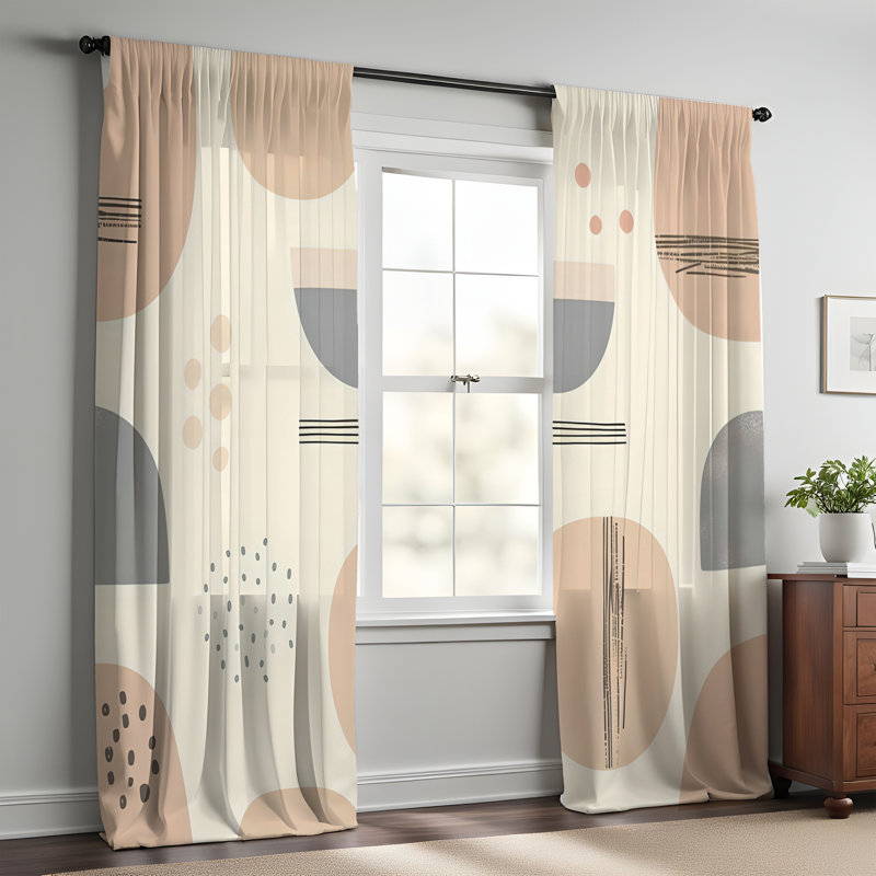 Window Curtains, 40" W x 82" L