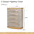  St. Charles 5-Drawer Highboy Chest - Dove Gray