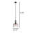 Weatherspoon 1 - Light Matte Black, Chrome Single Pendant-43779580-43779581