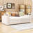 Ornie Wood Upholstered Daybed with Storage Armrests, Trundle and Integrated Bluetooth Audio System-345679677-345679666